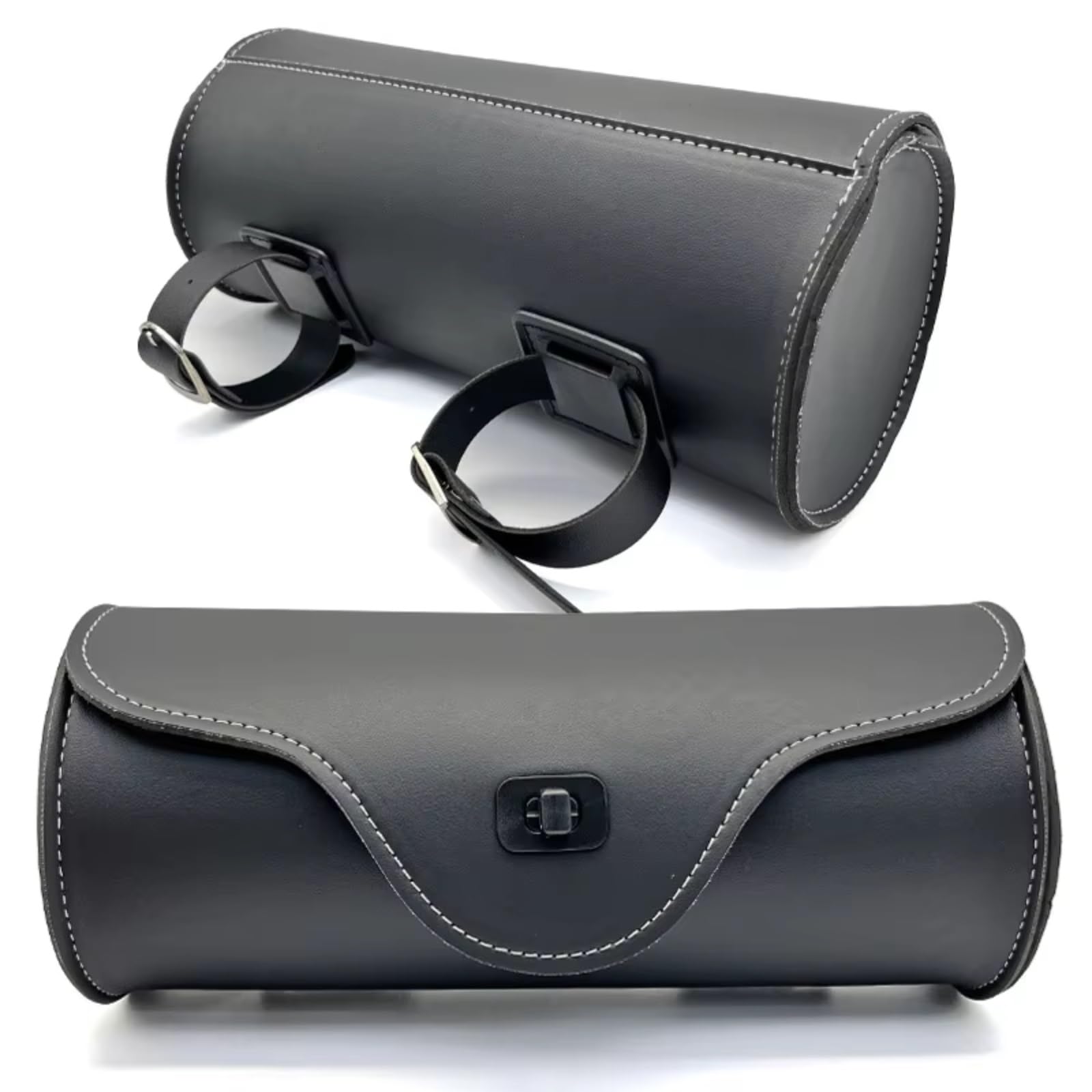 Kit Di Attrezzi Universale Per Moto Borsa Anteriore Retrò Laterale In Pelle Impermeabile Coda Appesa Borse Per Accessori Ricambio Sacche Moto