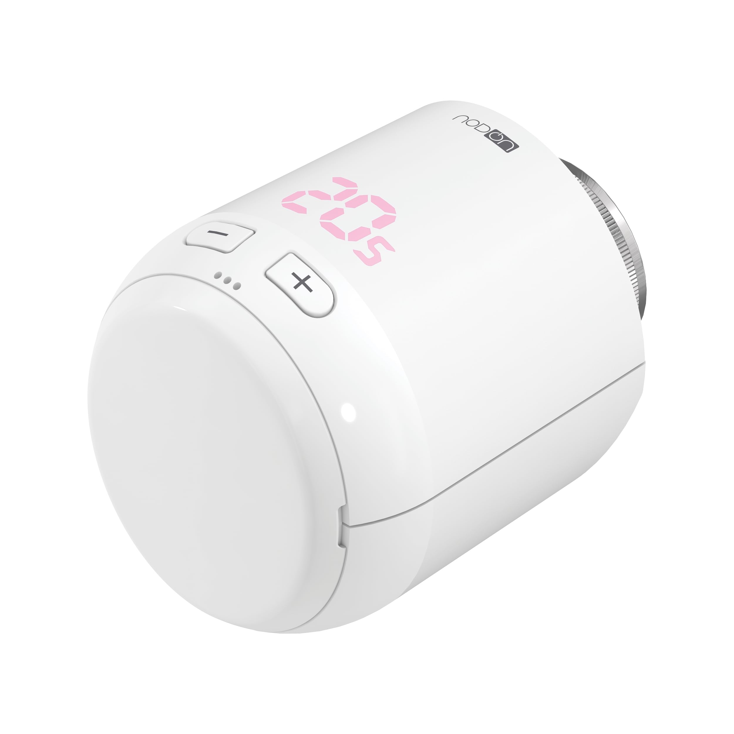 NodOn - Zigbee 3.0 - Tête de Vanne Thermostatique Radiateur | Gestion Chauffage Pièce par Pièce - Economies d’énergie et Installation Facile - Compatible Home Assistant, Homey, Jeedom etc