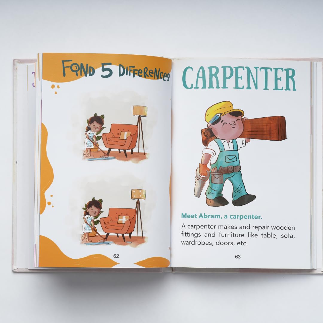 Occupations And Professions - 100 Career Options with 40 fun Activities Books for Ages 5-12 Years Kids - Picture Book About Occupation Job Profession Book For Kids Ages 5-12 Years 4