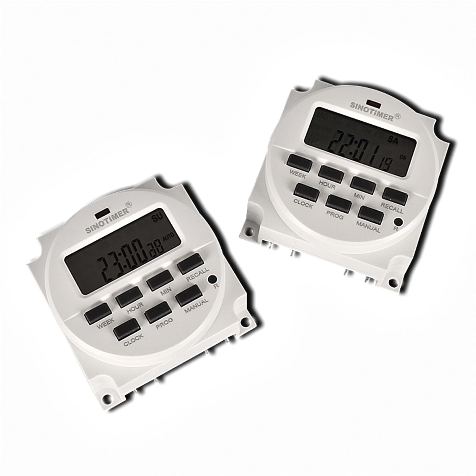 TM618H Alimentatore 24 V 110 V 7 giorni settimanali programmabile illuminazione elettronica digitale interruttore timer giornaliero(110V)