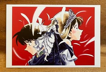 名探偵コナン　ミニミニ複製原画 Amazon.co.jp: コナン 工藤新一 毛利蘭 黒衣の騎士 ミニミニ複製