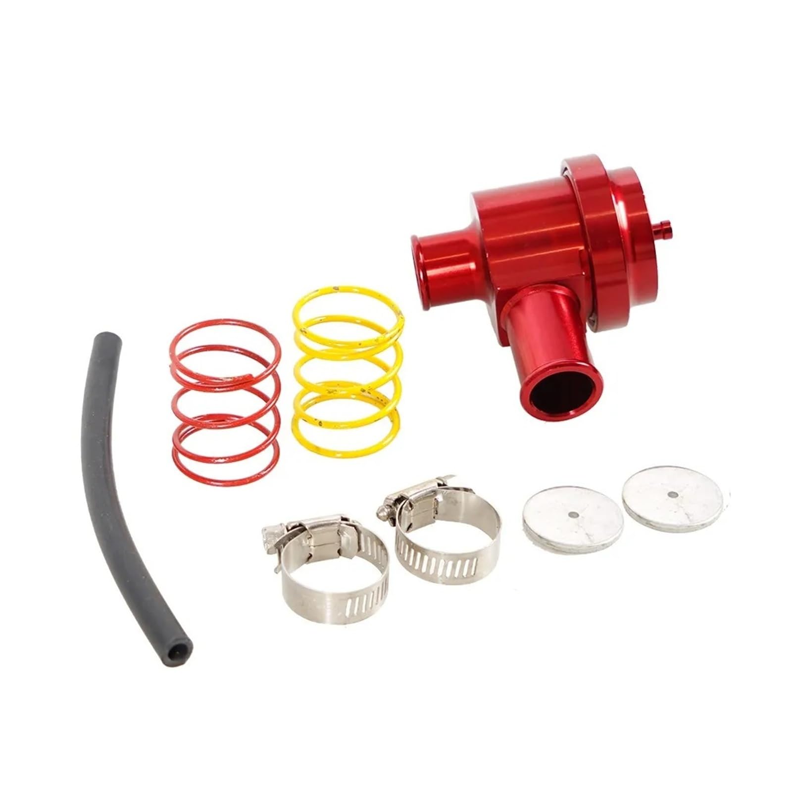 Sifusm Red Egr Valve Recirculation Valves Aluminum Recirculate Diverter Valve Turbo1998-2006 Blow Off For Boost 1.8T 2.7T For Vw For Golf For Jetta 2000-2005(Red)
