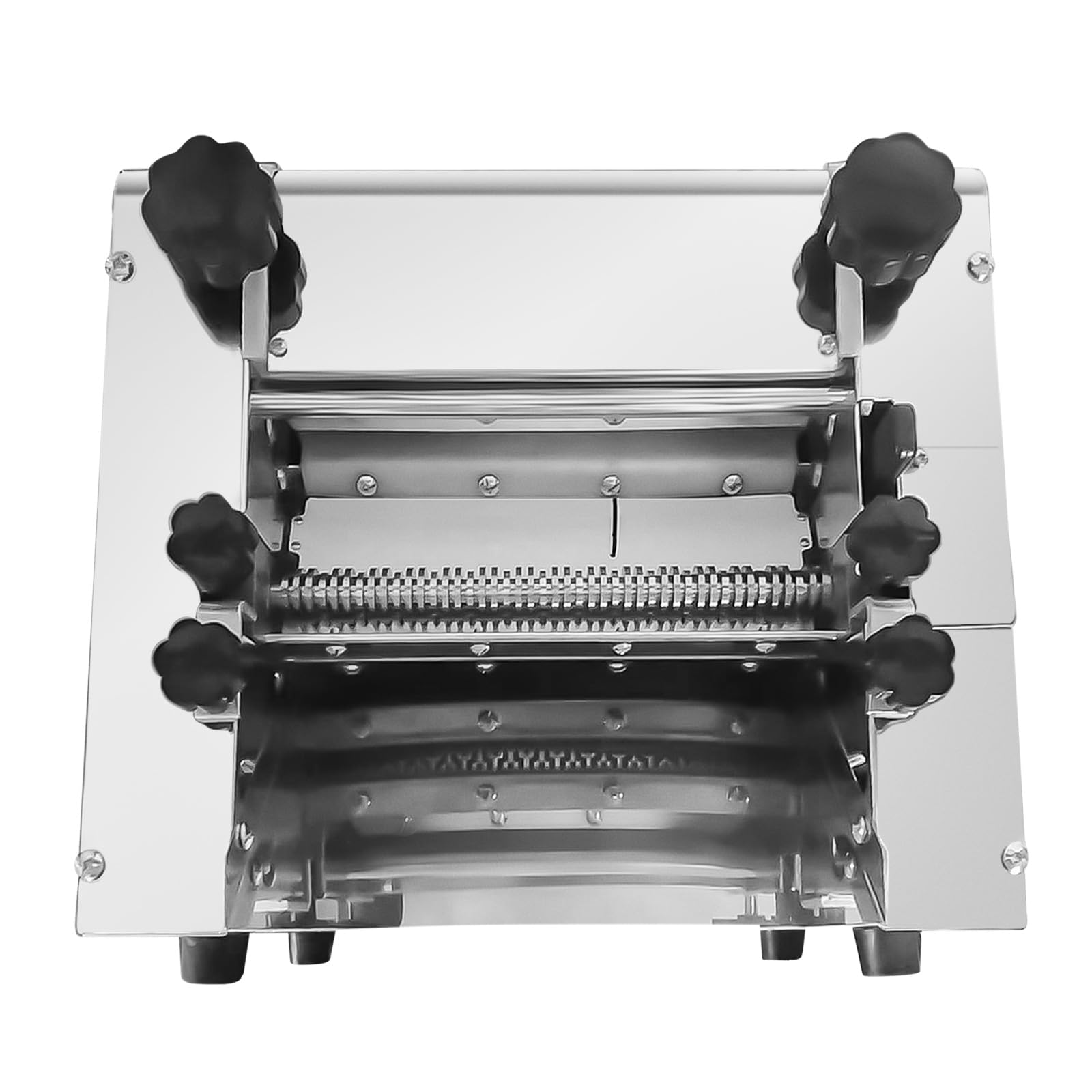 Royal Catering Machine à pâtes électrique - 28 cm - épaisseur de pâte de 1 à 14 mm, 600 W, roule et coupe pâte 3 mm/9 mm, inox résistant, laminoir professionnel