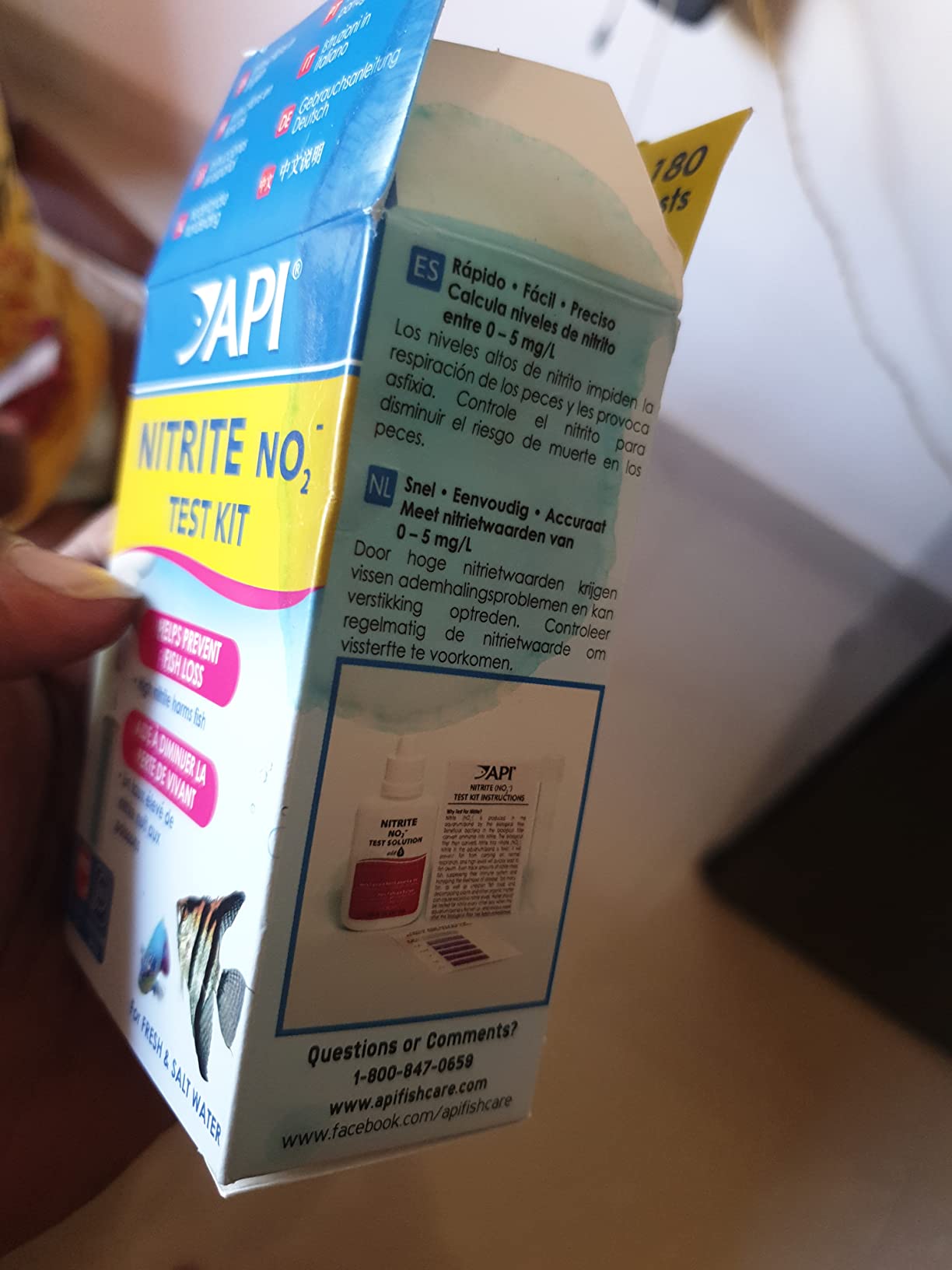 API Nitrite Aquarium Water Quality Test Kit, 150 Gram, 1 Piece : Amazon ...