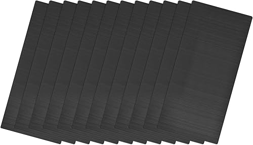 Miniatura 7 de uxcell Tarjeta de metal en blanco, placa de acero inoxidable 201 cepillado de 2 x 0.9 pulgadas para grabado láser, placa de identificación de 0.016