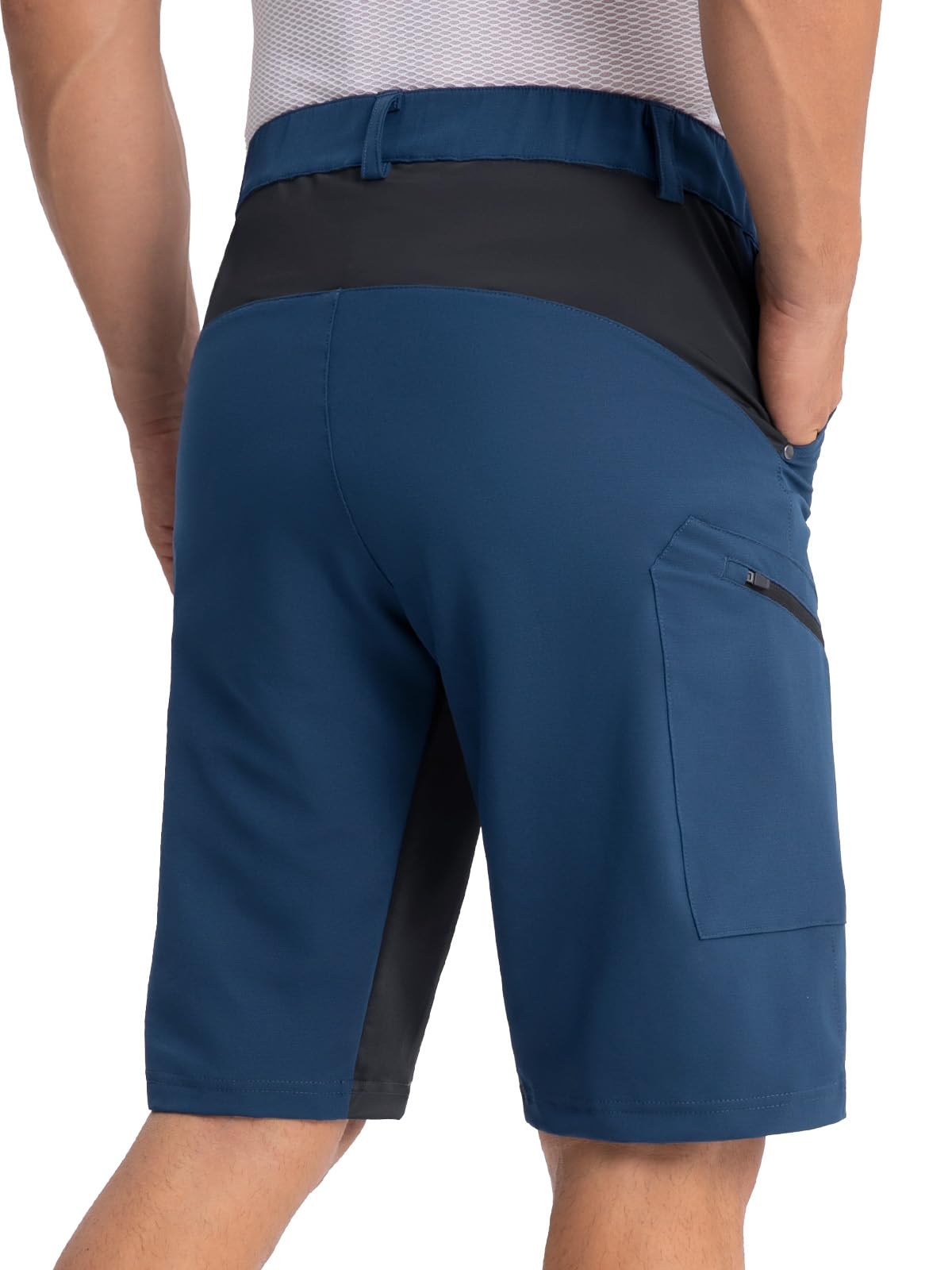 BERGRISAR Pantaloncini da ciclismo da uomo Baggy Mountain Bike Pantaloncini da ciclismo impermeabili Pantaloncini da ciclismo 5 tasche