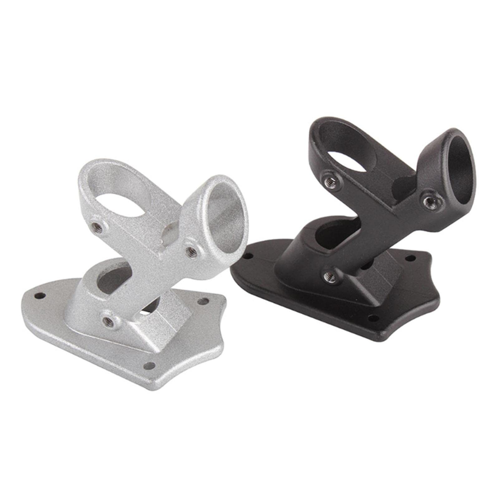 gudmart GUDMART® Flag Pole Display Bracket Aluminum Garden Wall Mount Base Black-picture-22