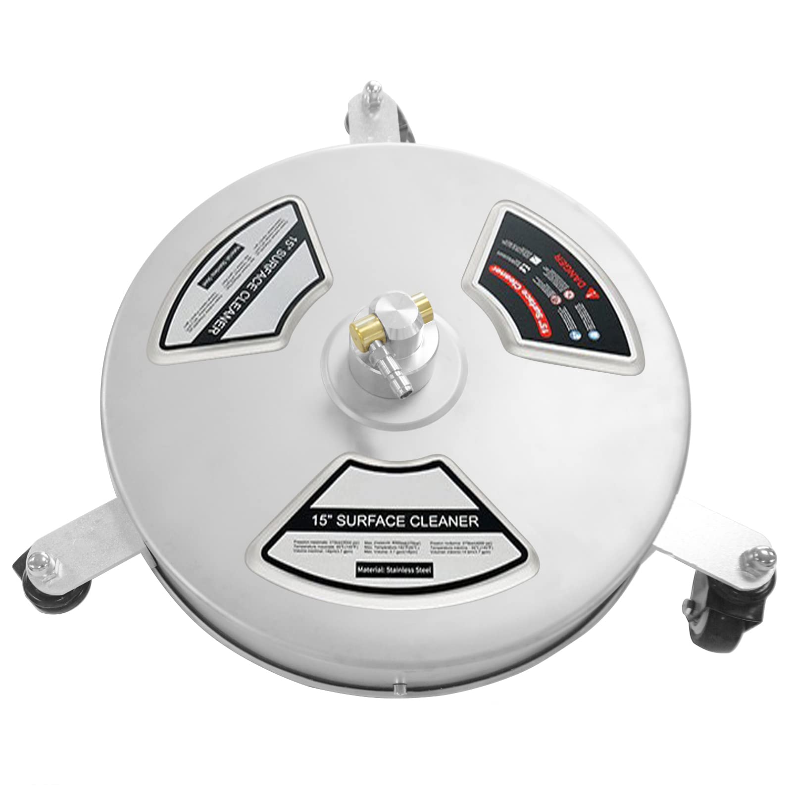 Ganggend Pressure Washer Surface Cleaner and Undercarriage Pressure Washer (15 Inch)