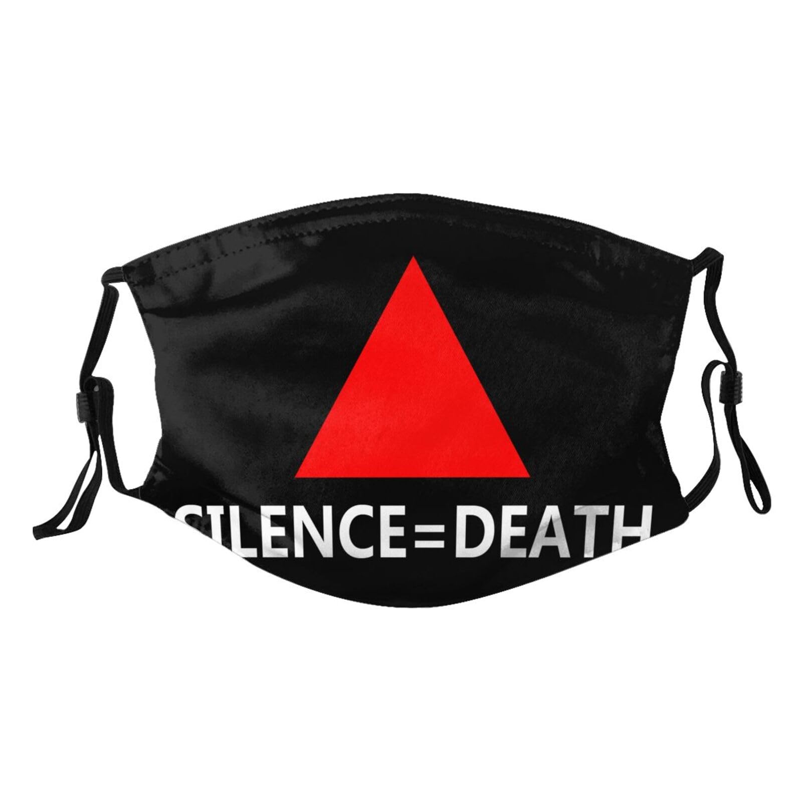 Action=Life Silence=Death Pride Flag Adult Dust Mask Adjustable Dust Face with 2 Filter7