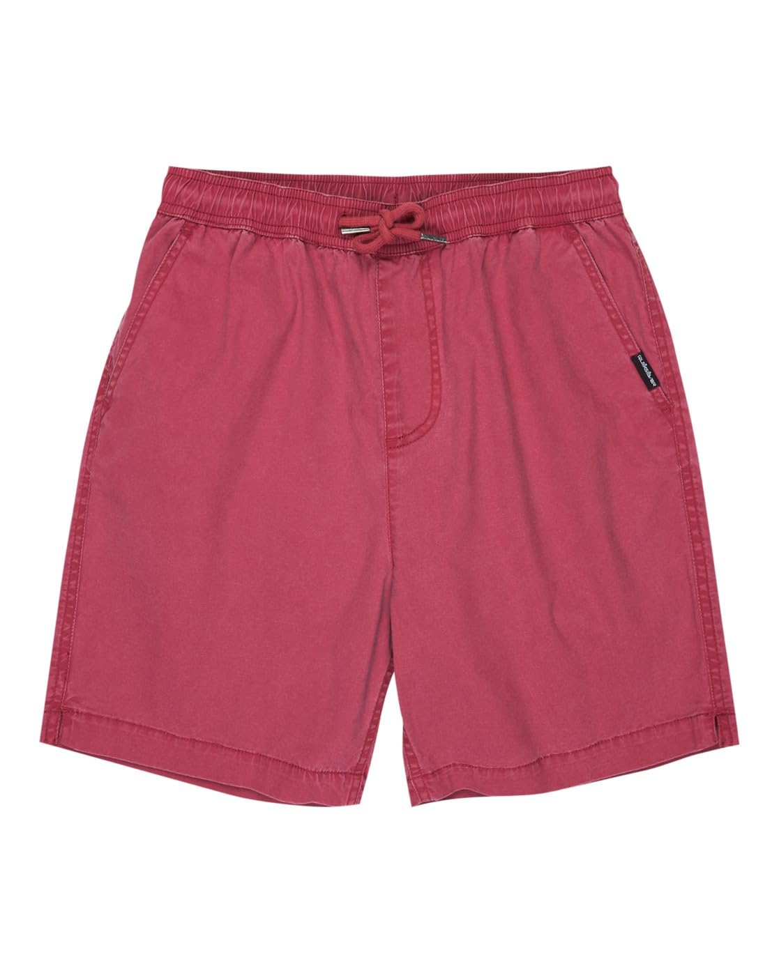 Quiksilver Elastic Waist Walkshorts Taxer Youth Boys Red