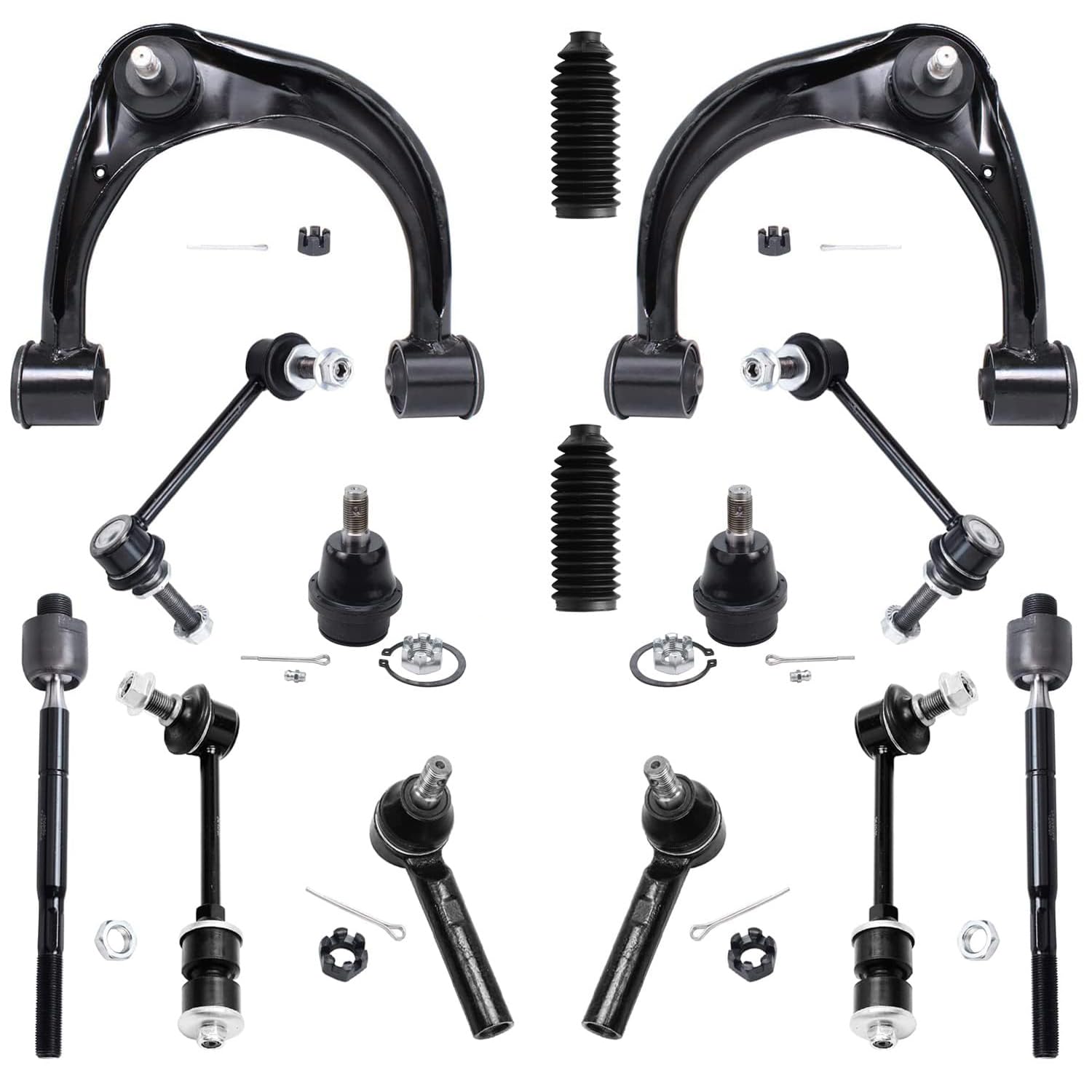 Detroit Axle - 14pc Suspension Kit for 2003-2009 Toyota 4Runner FJ Cruiser