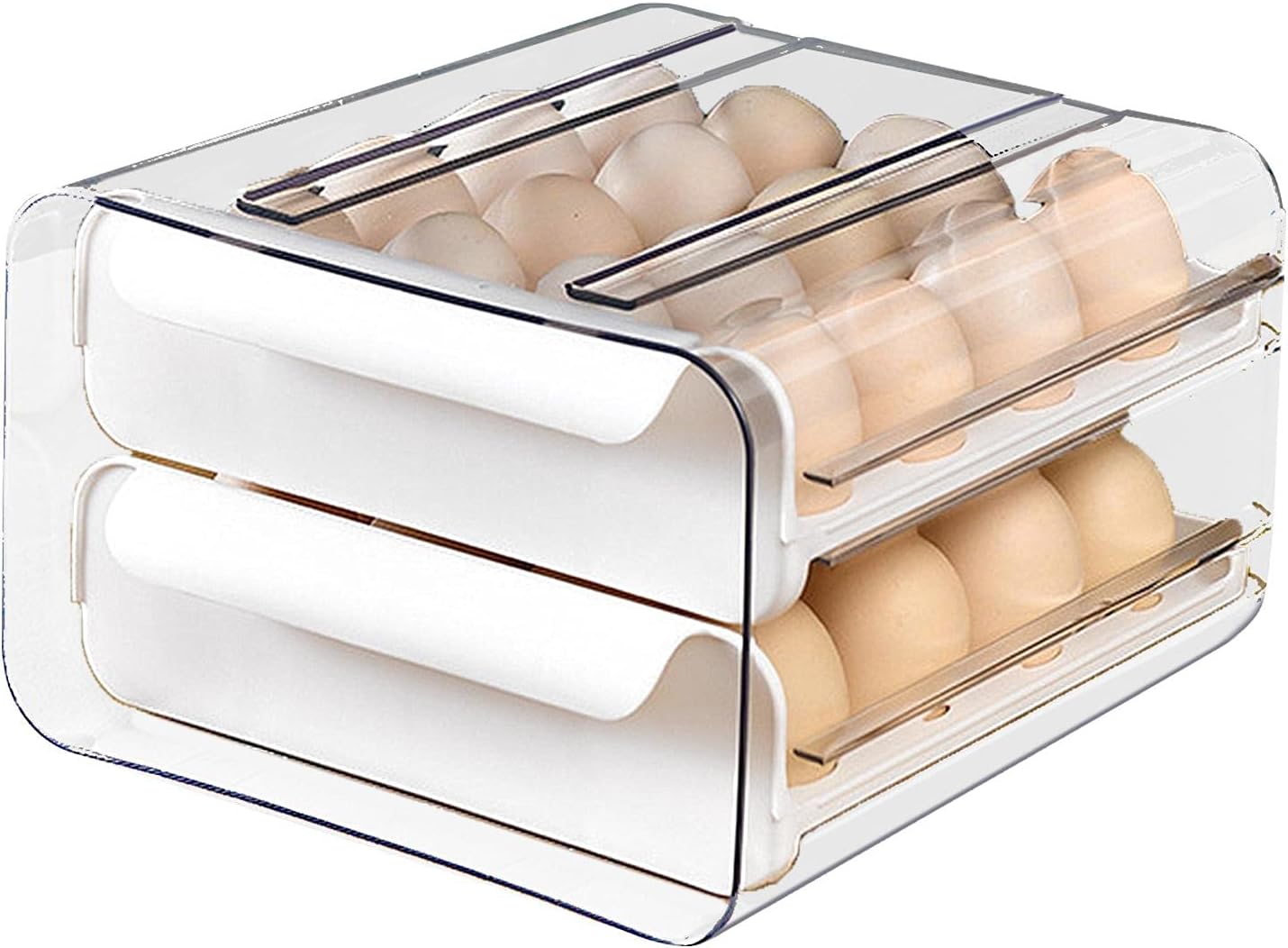 Coldwhite 卵ケース 冷蔵庫 アウトドア 二重層 エッグホルダー 食品グレードのpp素材 持ち運びが簡単 卵入れ 家庭用 キャンプ用に適しています たまごケース 冷蔵庫トレー 卵ケース 32を保持できます Approving ついに入荷 Coldwhite 卵ケース 冷蔵庫 アウトドア 二重層 エッグホルダー 食品グレードのpp素材 持ち運びが簡単 卵入れ 家庭用 キャンプ用に適しています たまごケース 冷蔵庫トレー 卵ケース 32を保持できます Approving ついに入荷