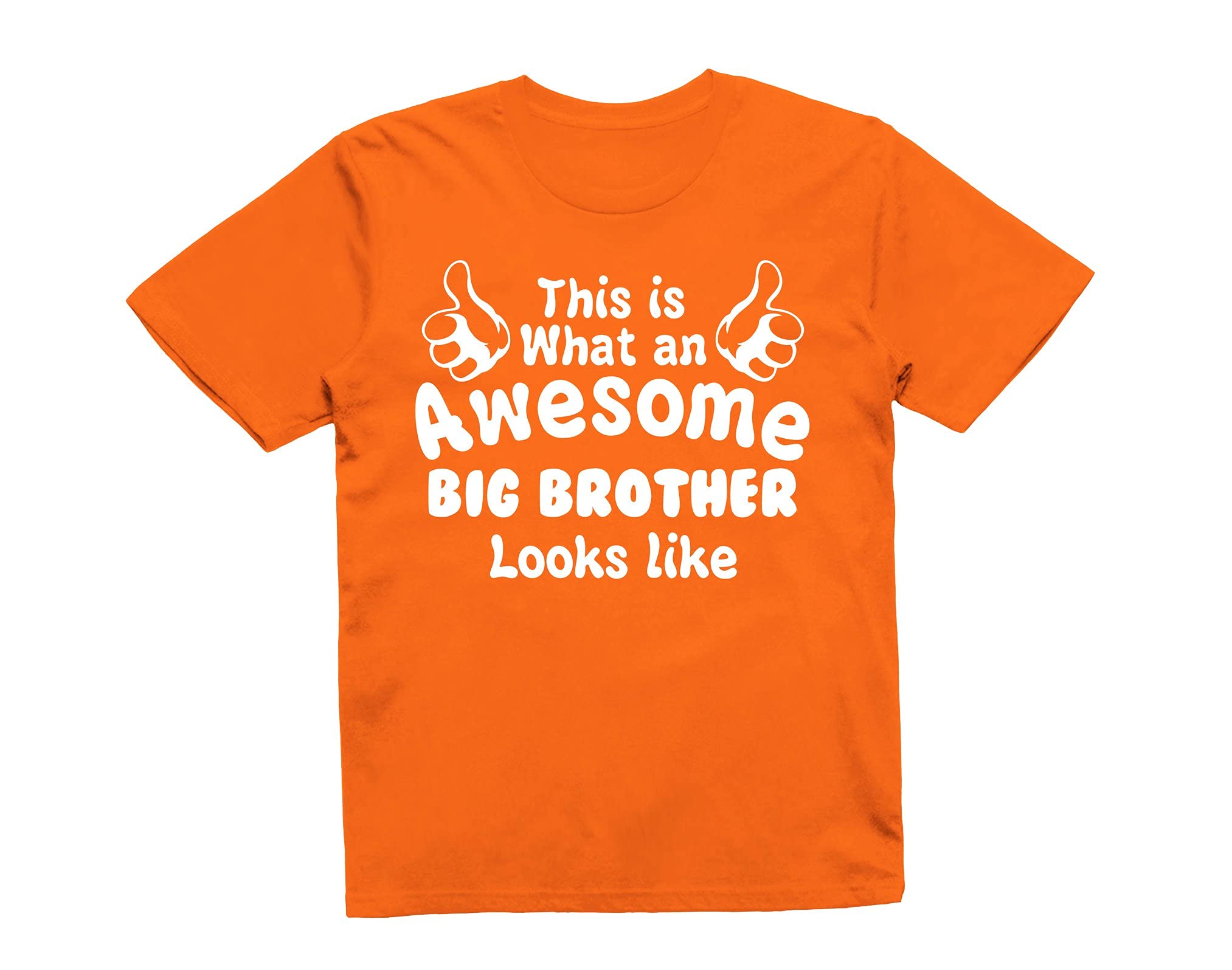 Reality Glitch Orange This Is What An Awesome Big Brother Looks Like Kids T-Shirt