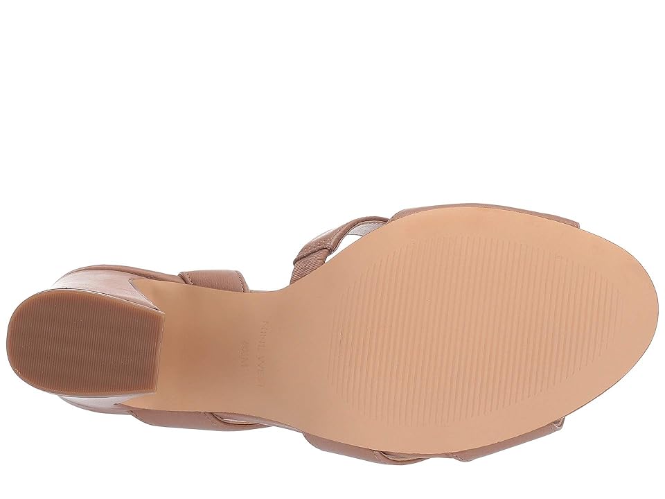 

Nine West Nohemi Heeled Sandal (Latte) Women's Shoes, Brown
