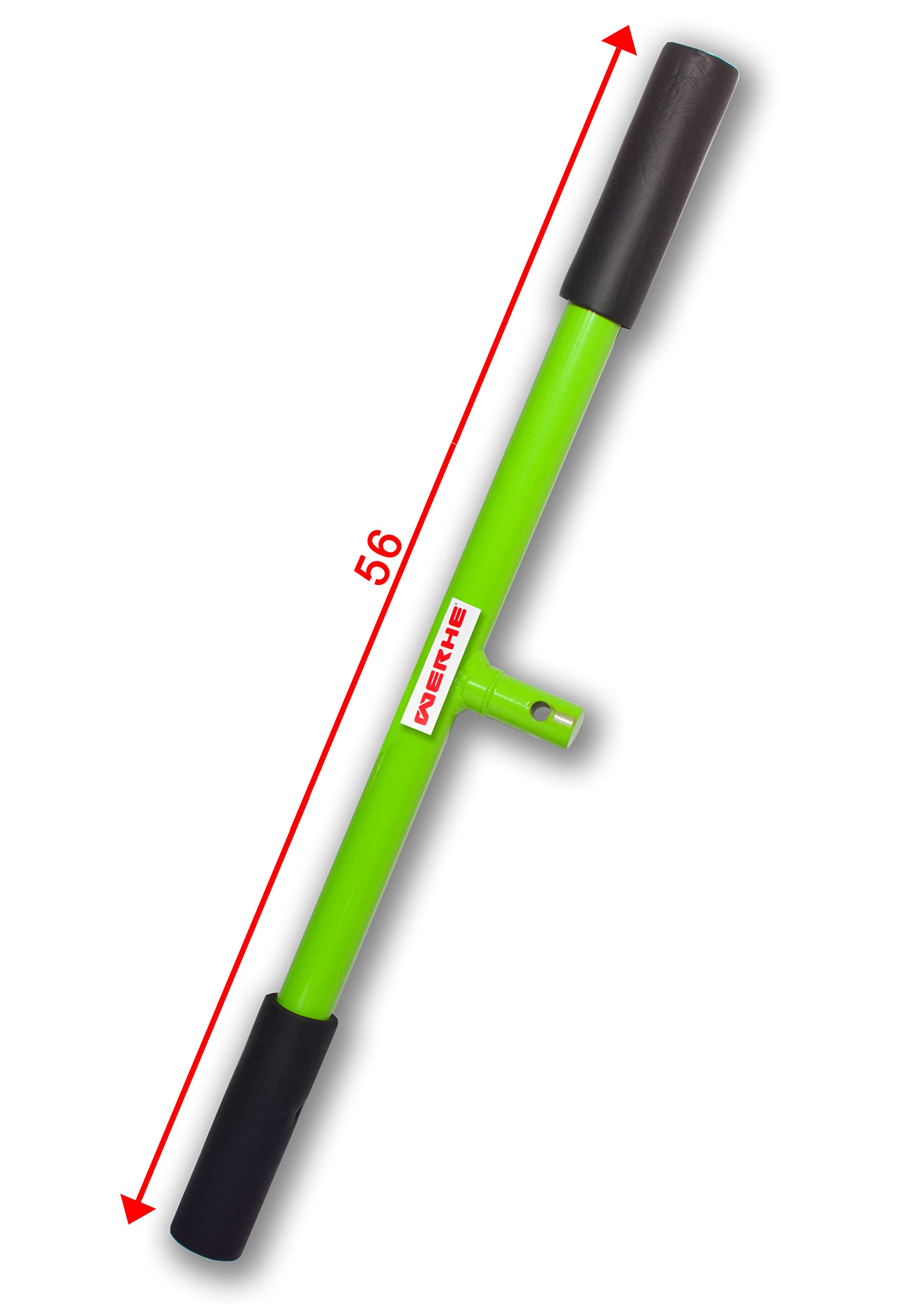 WERHE Uchwyt do świdra ziemnego – bardzo długi, 70 cm, do bezpiecznego wiercenia ręcznego – kompatybilny z mocowaniem 20 mm