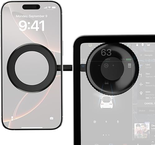 YIUS Soporte magnético para teléfono Magsafe 78 libras de succión más fuerte y 2400 gf magnético Soporte de teléfono ajustable en 360, soporte de