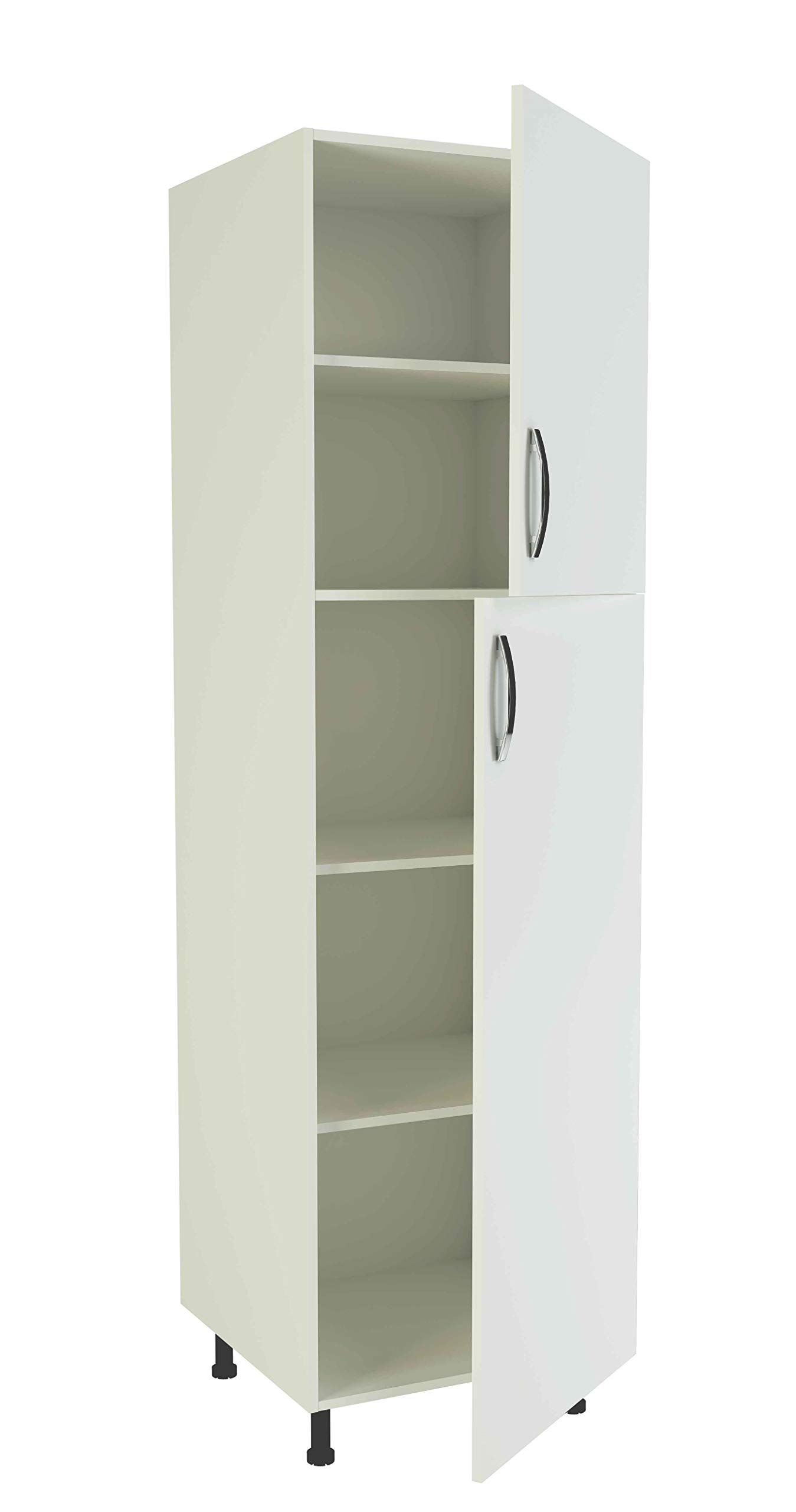 HOGAR24 ES - Mueble Columna de Cocina 2 Puertas Color Blanco, Medidas: 215 x 60 x 58 cm