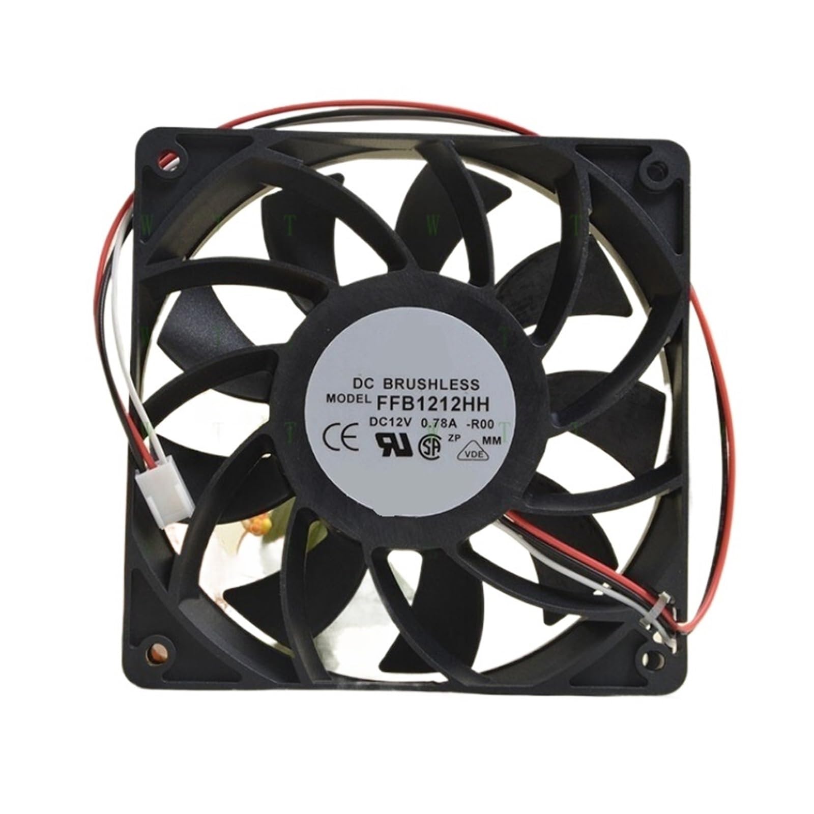 KWQNPHTRN Fan FFB1212HH-R00 DC12V 0.78A 12025 12CM 3 pin Cooling Fan