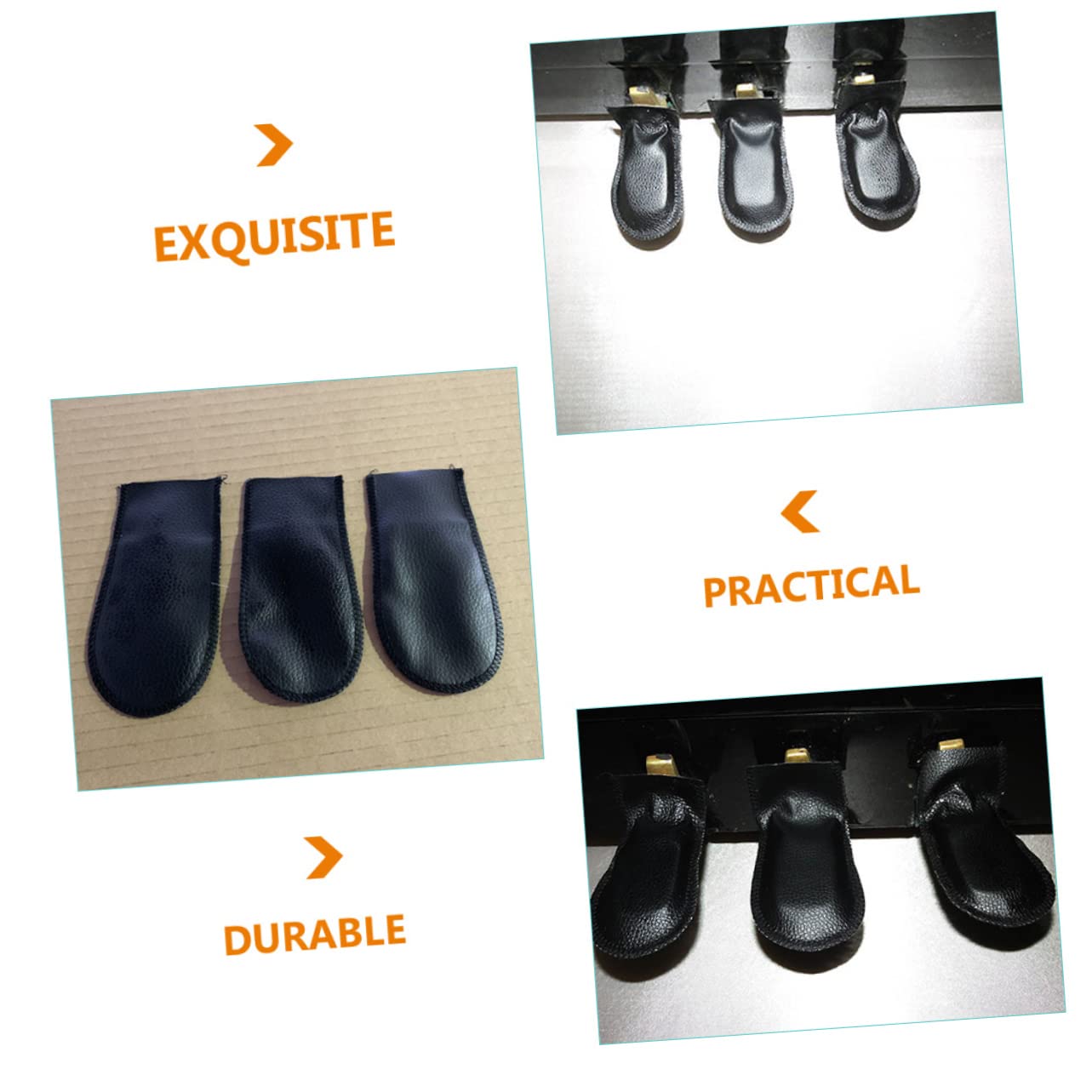 6pcs Piano Pedal Protective Covers Foot Pad Sleeves Protects Pedals from Scratches Dust Piano Accessories - Image 2