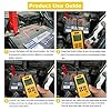 eOUTIL AE300 Digital 12V Car Battery Tester Analyzer for Life Percentage,Voltage, Resistance and CCA Value-YELLOW #4