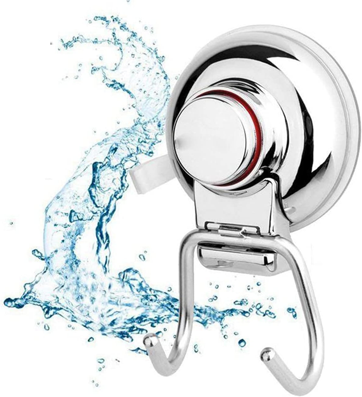 Vacuum Suction Cup Hooks for Shower Towel Wall Holder Hanger Bathrobe Loofah Hanger Hook for Bathroom & Kitchen Tools Stainless Steel