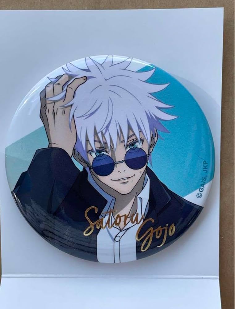 五条 PLAZA缶バッジ 五条悟 缶バッジ PLAZA