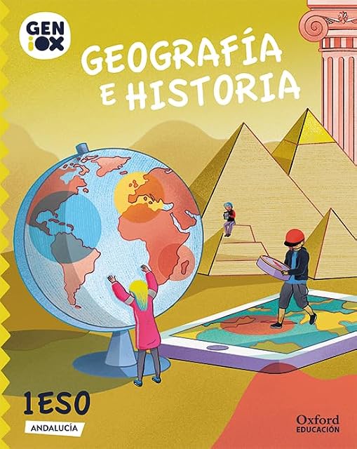 Portada de Geniox Geografia e Historia 1º ESO