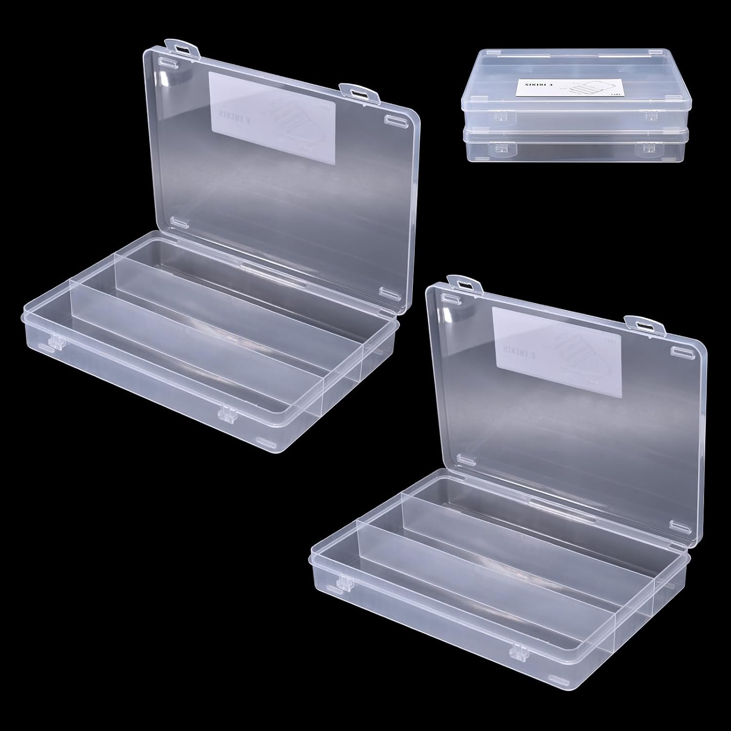 KADS 3 Compartments Supply Organizer Multipurpose Accessory Portable Box