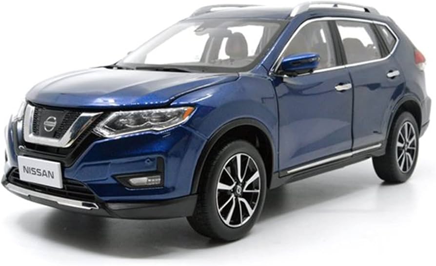 日産 - NISSAN MODEL CAR COLLECTION 【SUV】 Scale Finished Model Car 1/18 for Nissan Rogue SUV Blue Die-cast