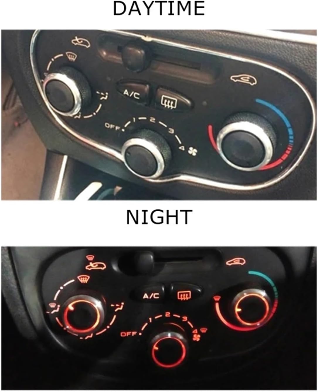 VEADONS Air Conditioner Knob | Compatible With Peugeot 206 207 Citroen C2