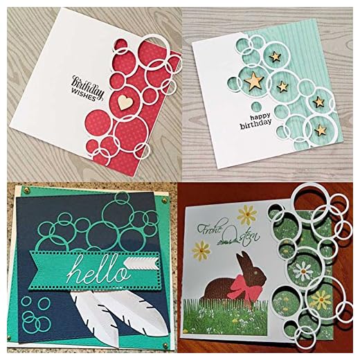 quanjucheer Snner Matrices de découpe, Silver, 5,6cm x 10cm