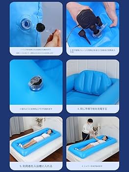 【介護用バス】ベッドの上で簡単入浴！寝たきり・介護に最適 ダブルサイズ 614O2otJqeL._AC_UF350,