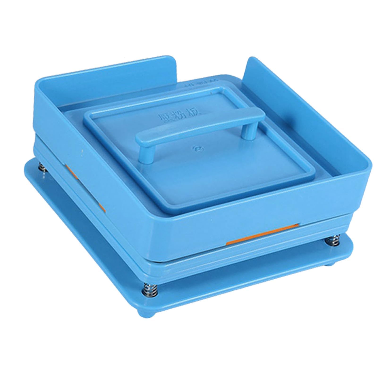 Ejoyous Riempitrice di Capsule 100 Fori (00#), Riempitrice per Capsule Facilmente e Rapidamente Manuale Senza Parabola per Polvere per Clinica Ospedaliera, Blu