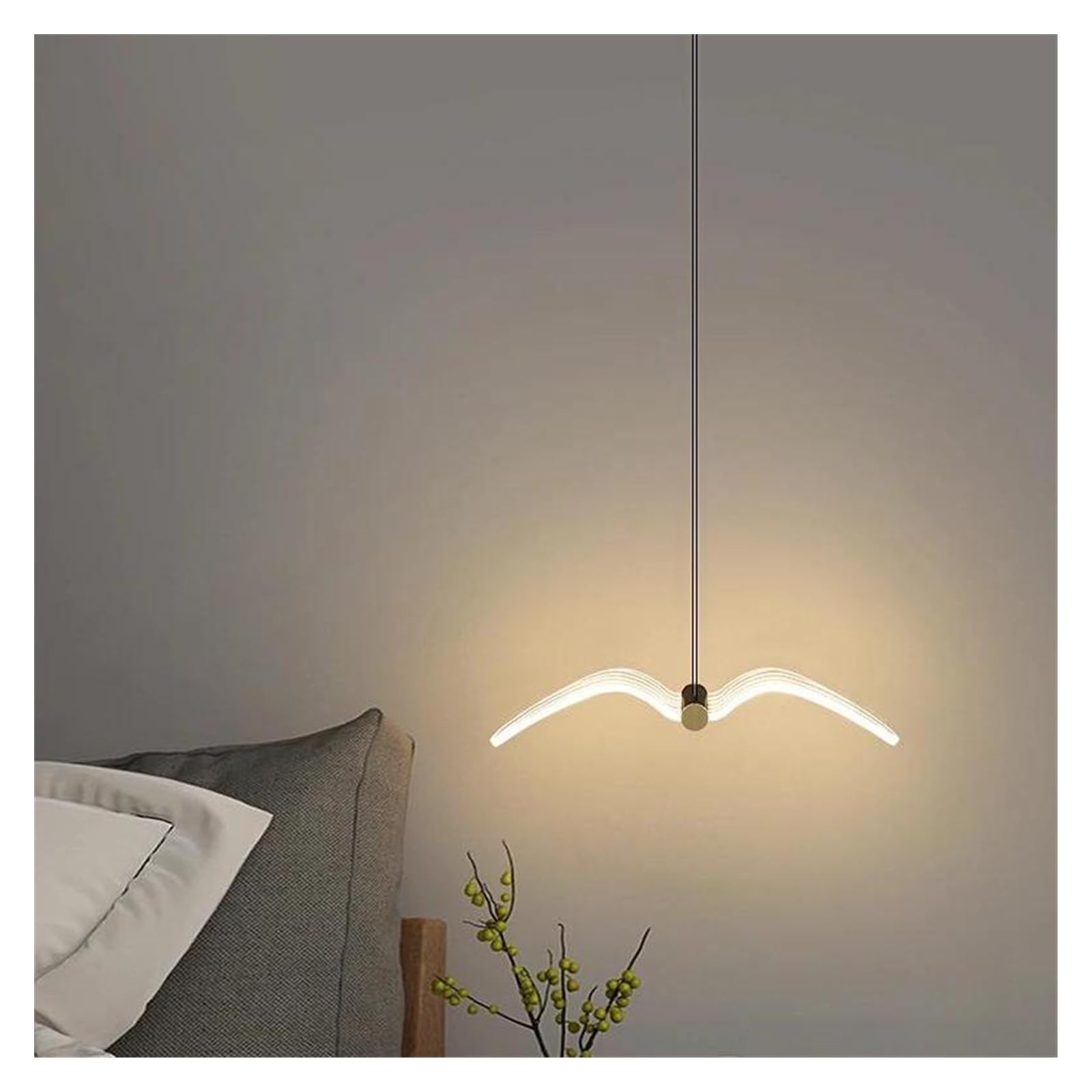 Mon LED Minimalista Chlier per Front Desk Gabbiano Design nt Luce per Ristoranti & Negozi Creativo Personali Lampada 46 centimetri Lunghezza Cassiere Contatore Illuminazione