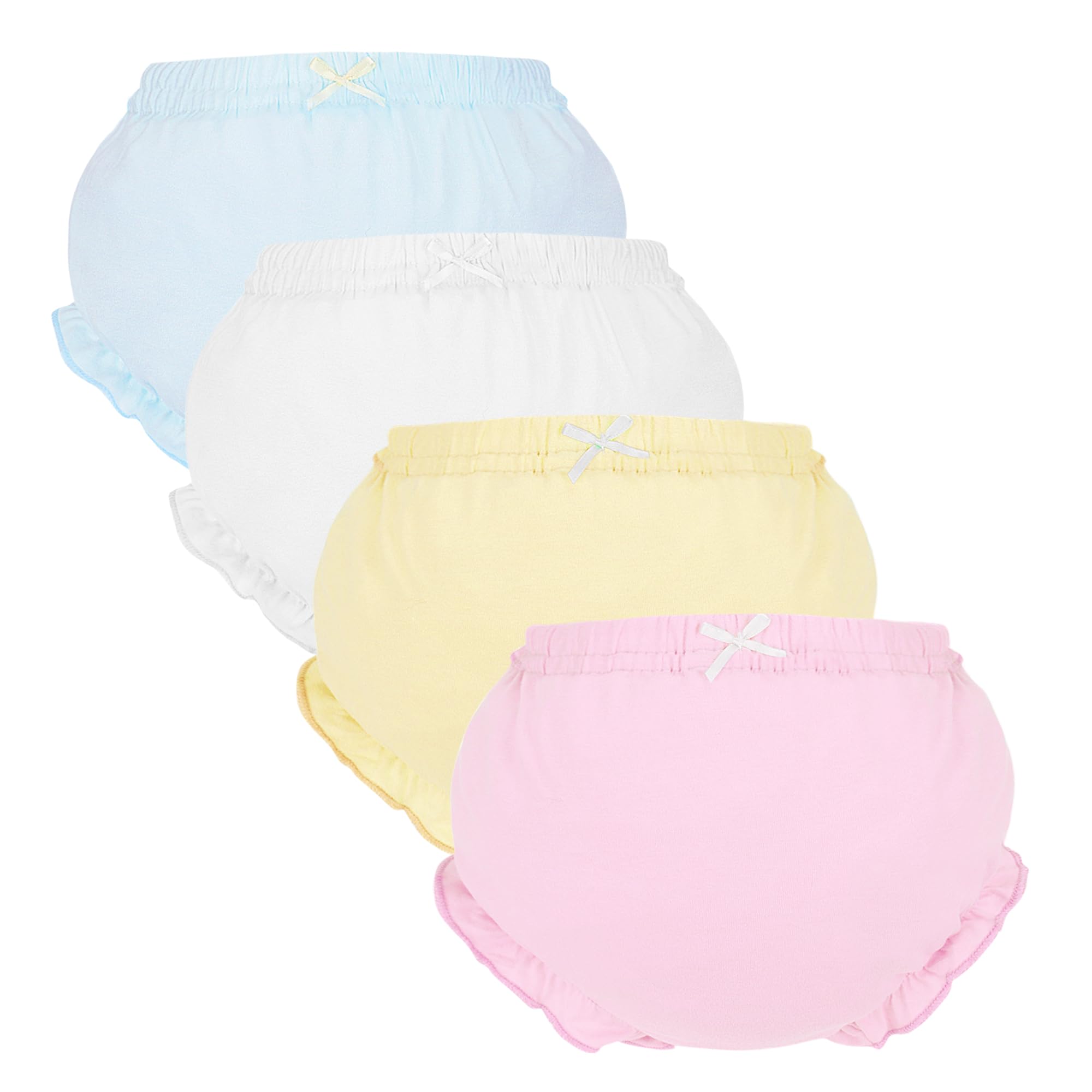 Toddler Underwear for Baby Girls Cotton Bloomer Toddlers Shorts Panties Kids Diaper Cover