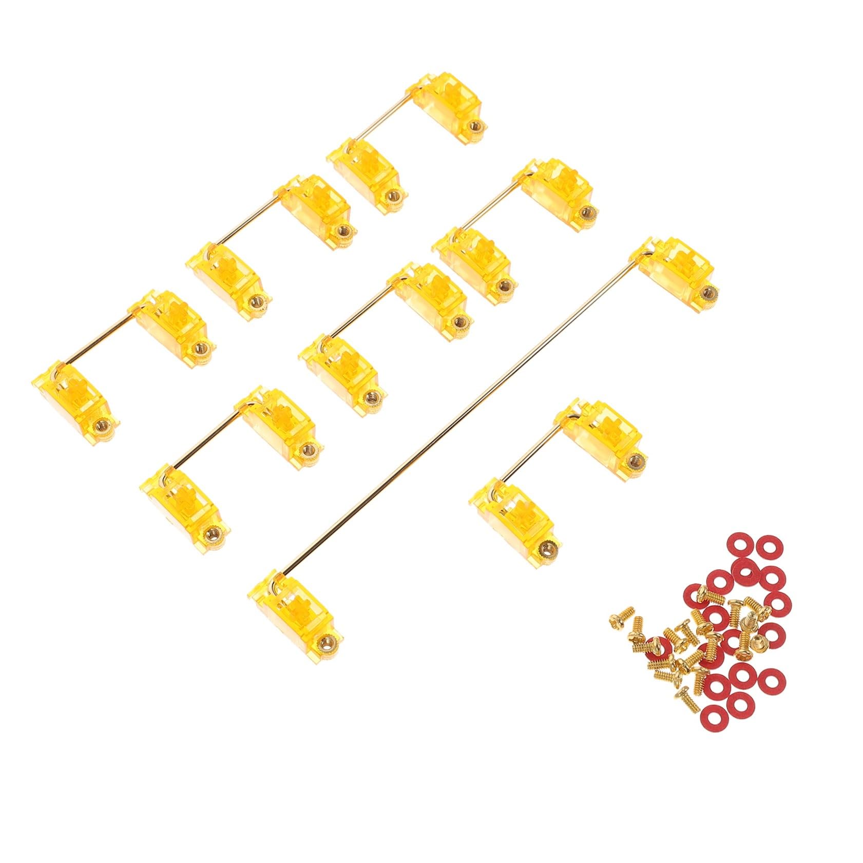 BESTonZON Estabilizador De Llave Satellite Tornillos Negros PCB Cable Teclas y Mayús Compatible Satellite para Teclas