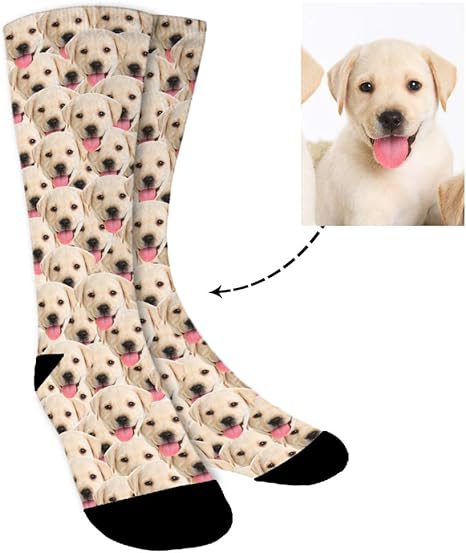 your pets face on socks