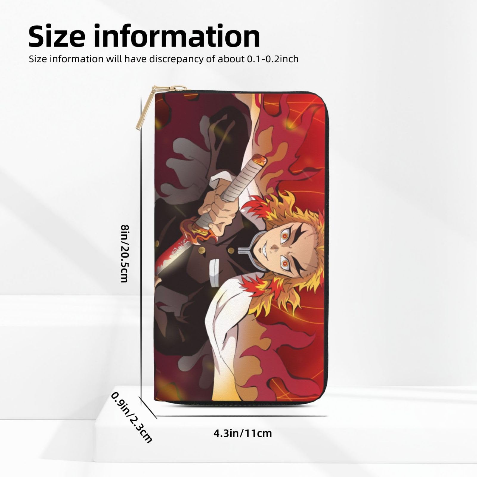 Amazon.co.jp: 財布 鬼滅の刃 炎柱 煉獄杏寿郎 長財布 レザー なが