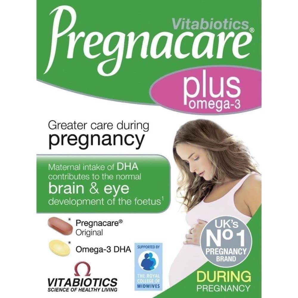 Amazon Com Vitabiotics Pregnacare Multivitamin Plus Omega 3 60 Tablets By Pregnacare Health Household