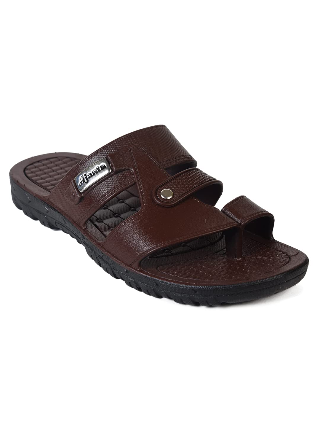 AJANTA Mens Brown Slippers PG0433 (B09TWHHMQR) Amazon Price History, Amazon Price Tracker