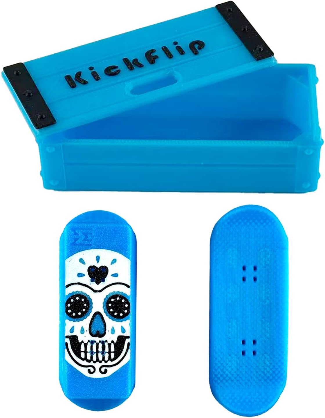 Magnetic Kickflip Fidget Slider Toy for Adults Mini Flip Fingerboard Skateboard with Storage Crat Portable,Office Desk Toys