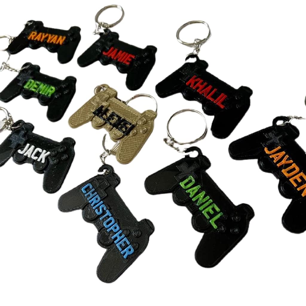 Buy Game Controller Keychain/Keyring Video Gamer 3D Printed Online at desertcartUAE
