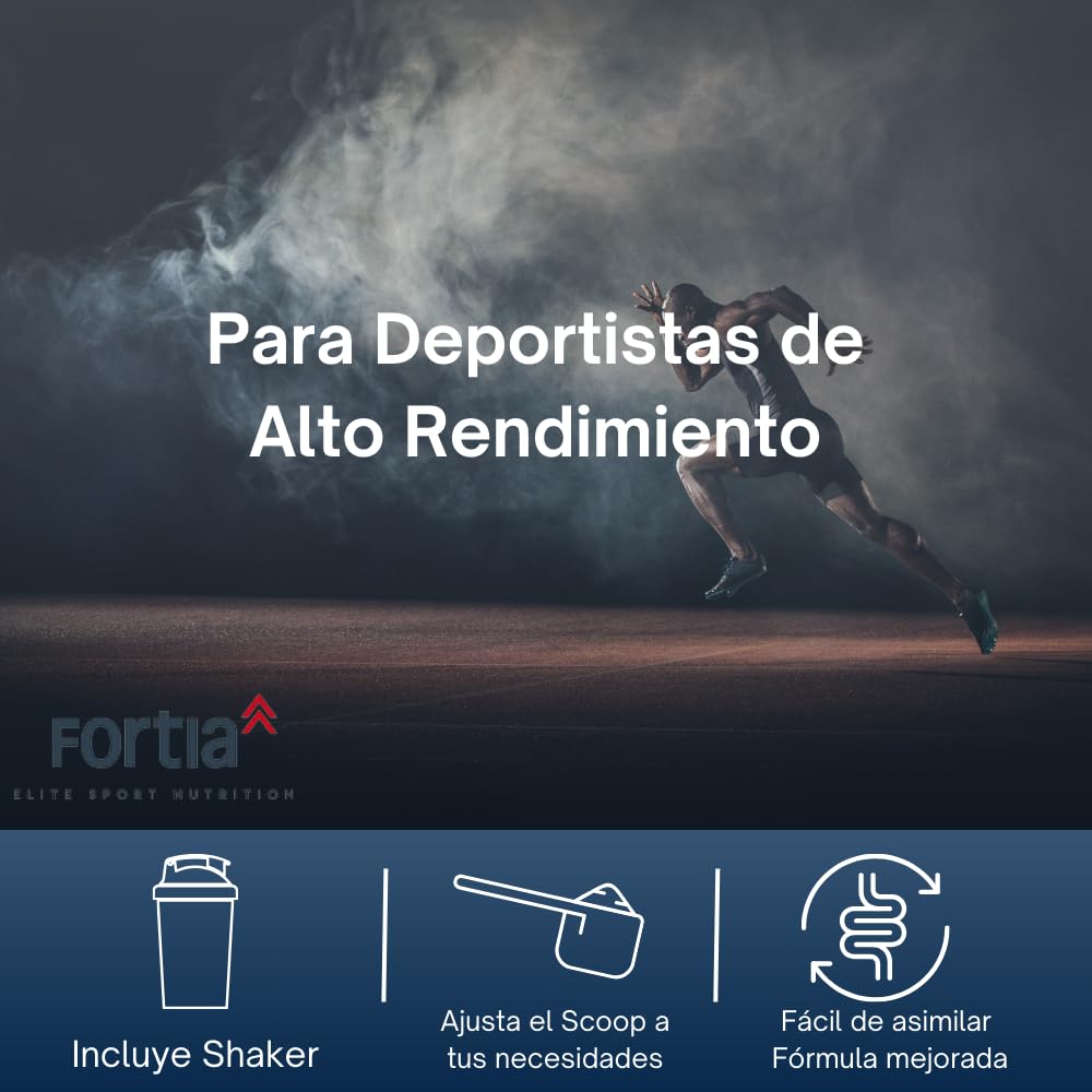 FORTIA Proteinas Whey 30 g por Batido | Proteína en Polvo Premium de Suero de Leche Sabor Chocolate 900g | Whey Protein para Masa y Recuperación Muscular | Bajo en Grasa y Fácil Digestión