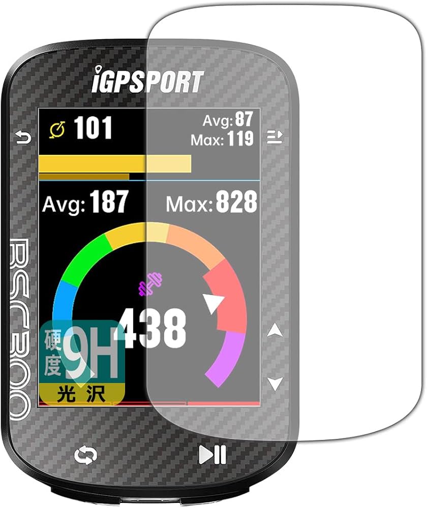 Amazon.co.jp: PDA工房 iGPSPORT BSC300 / BSC300T 対応 9H高硬度[光沢