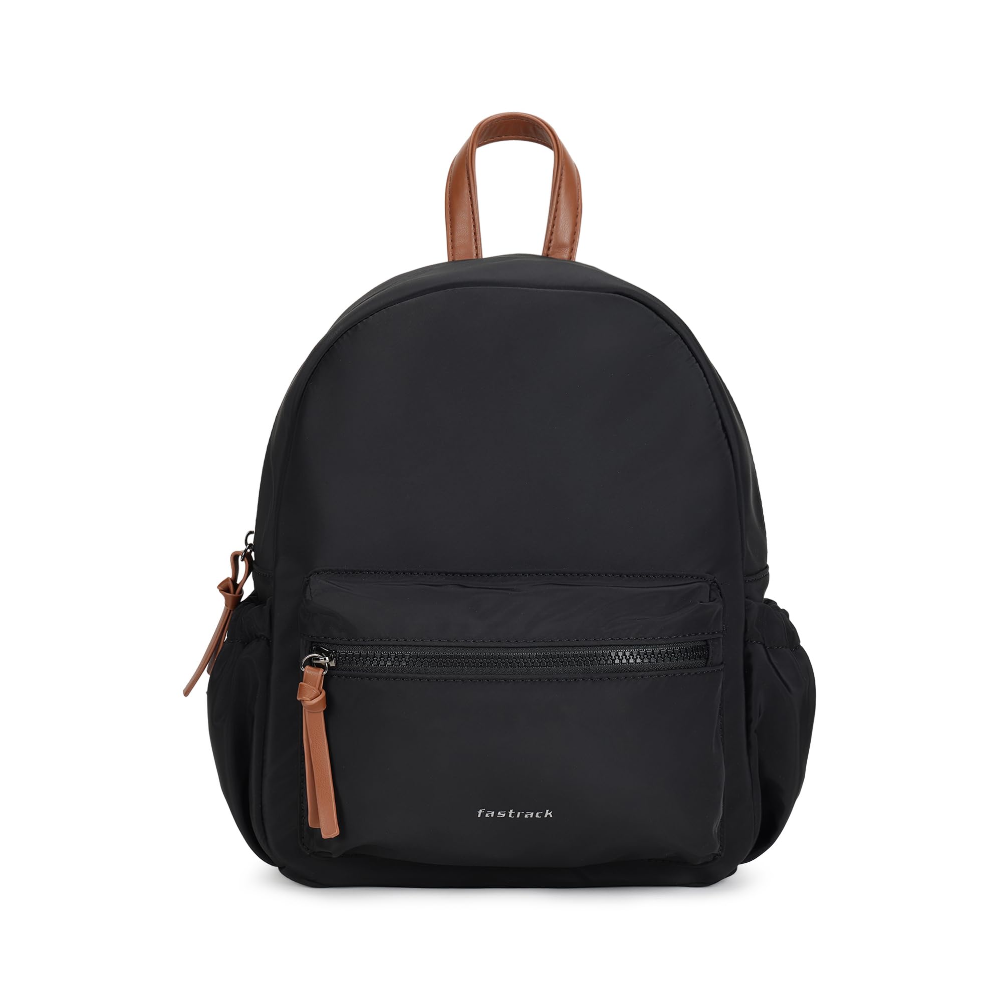 Snap Pack Nylon Backpack | Spacious Main Compartment with Organiser Pockets, External Quick-Access Zipper Pocket, Dual Bottle Holders & Padded Shoulder Straps-image-49