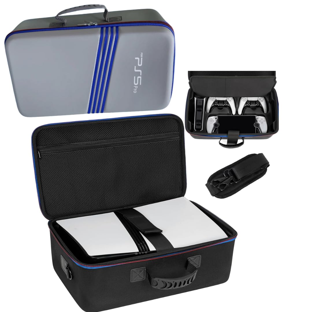 TMG PS5 Pro Carrying Shell Case Grey - Image 1