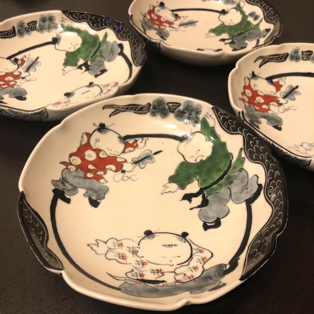 有田焼　陶祥窯　飾り皿　晴れの日　お正月　特大大皿 有田焼 陶祥窯 大皿 4枚 有田焼 陶祥窯 飾り皿 晴れの日