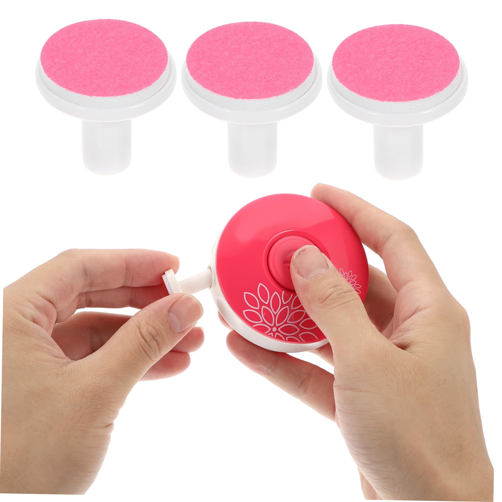 Almohadillas de Repuesto para Lima de Uñas de Ñiño 12piezas Rojo | Abrasivo Papel y Plástico, para Uñas de Manos y Pies, Uso Seguro, Diseño Práctico
