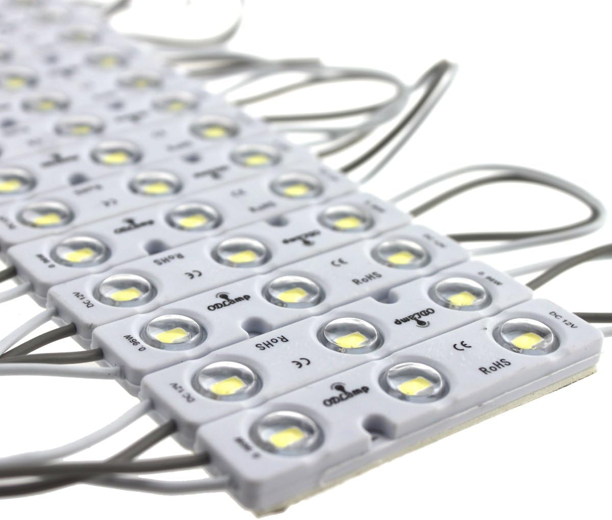 60% оƒƒ Dіѕсоunt Odlamp Super Bright 200pcs 3 LED Injection Module White 5630 5730 SMD 120LM Per Module Waterproof Decorative Light for Letter Sign Advertising Signs with Tape Adhesive Backside