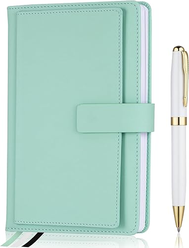 Lined Journal Notebook for Men and Women, Hard Cover, Leather, College Ruled Notebook for Work, 256 Pages of 100 GSM Paper, A5 Size Holiday Gift for